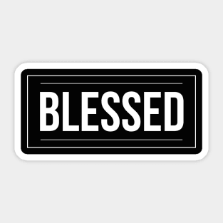 Blessed Christian | Christian Tshirt Sticker